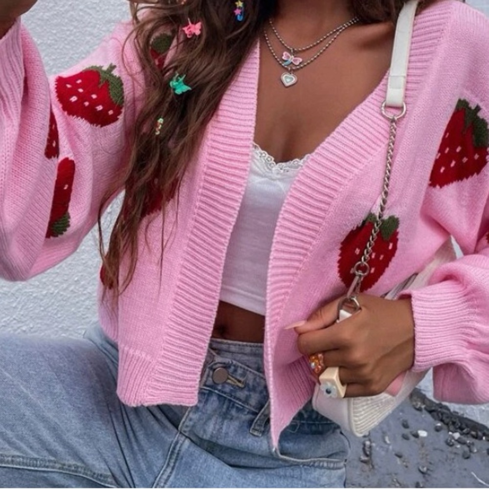 Cute strawberry cardigan